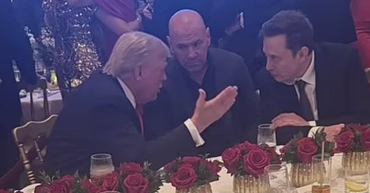 Composite photo of Donald Trump, Elon Musk at Mar-a-Lago