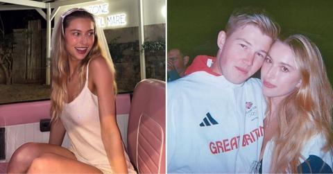 Split photo of Eve Jobs, Harry Charles and Eve Jobs