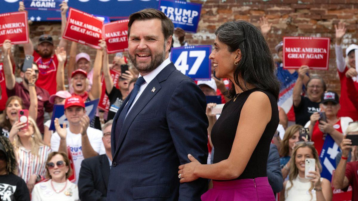 Photo of JD and Usha Vance