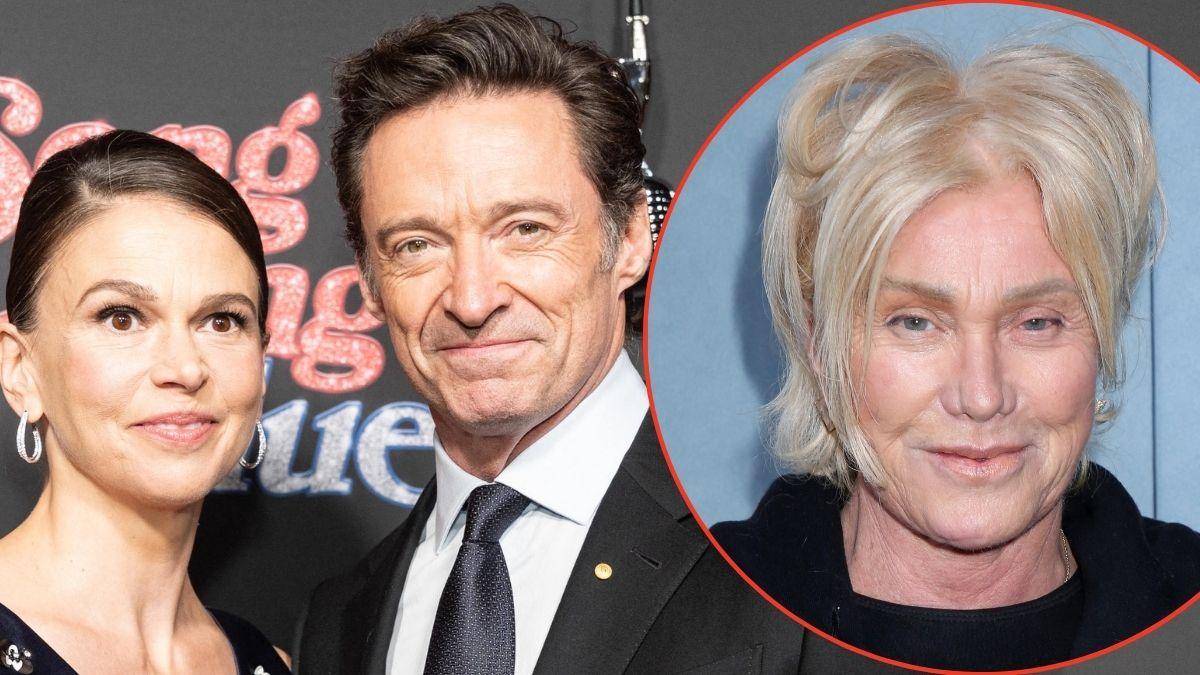 picture of Hugh Jackman, Sutton Foster and Deborra-Lee Furness.