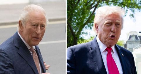 Photo of King Charles and Donald Trump