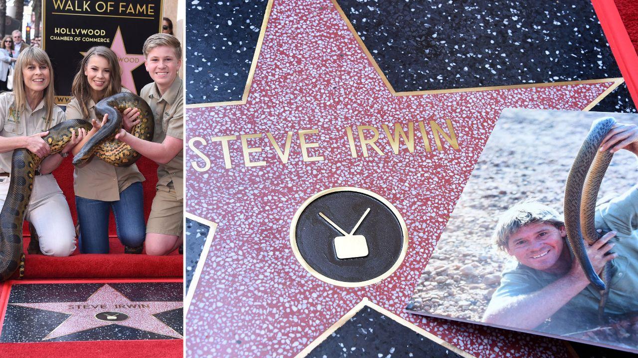Photos of the Irwins at Steve's Walk of Fame ceremony.