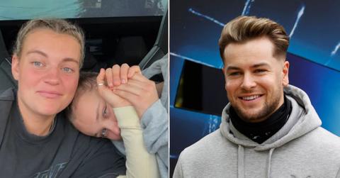 Composite photo of Jojo Siwa and Chris Hughes