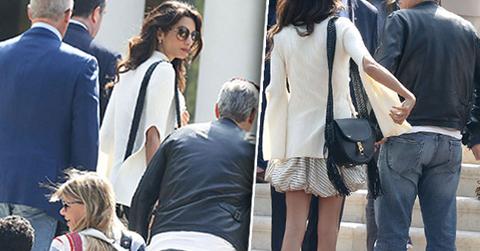 george clooney amal clooney scary skinny legs cannes