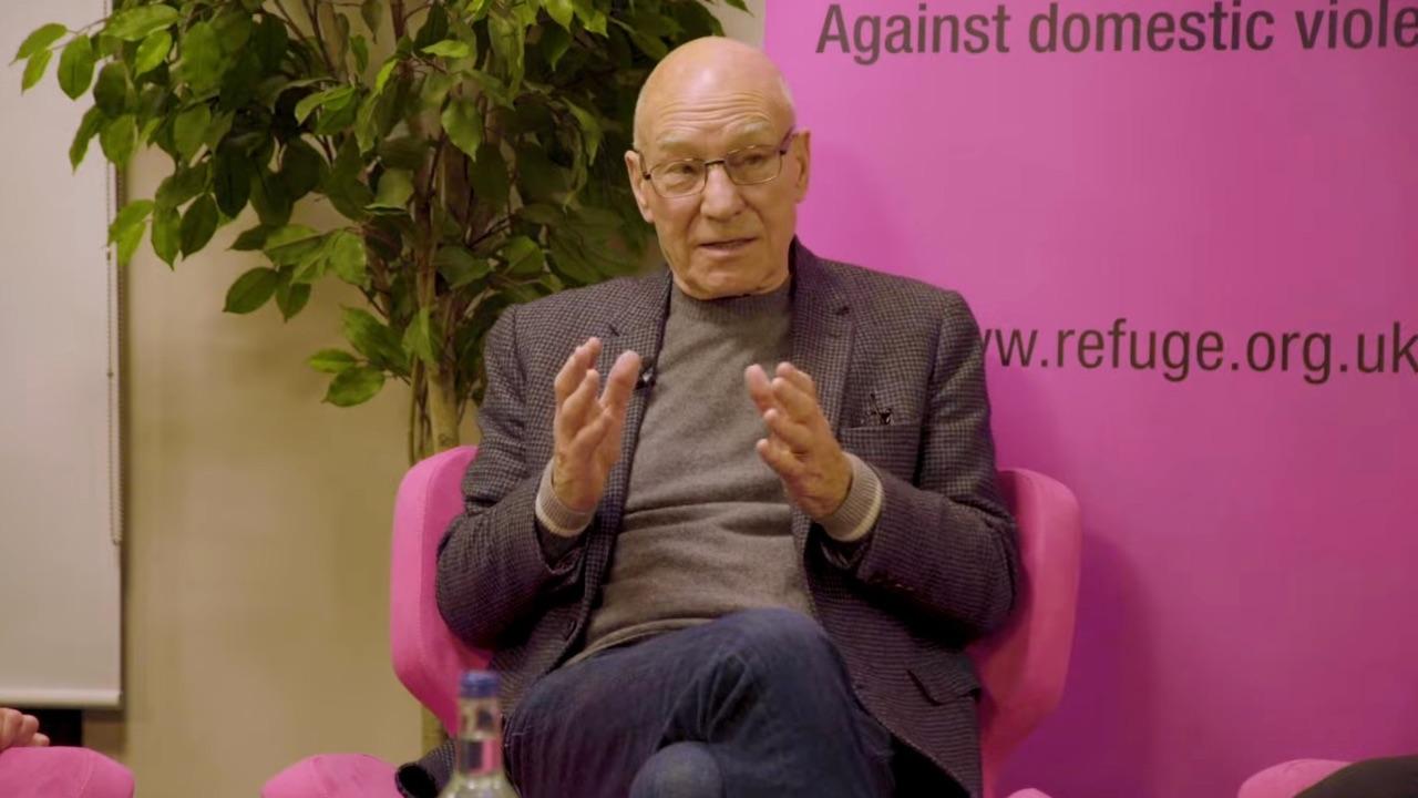 Patrick Stewart at Refuge event