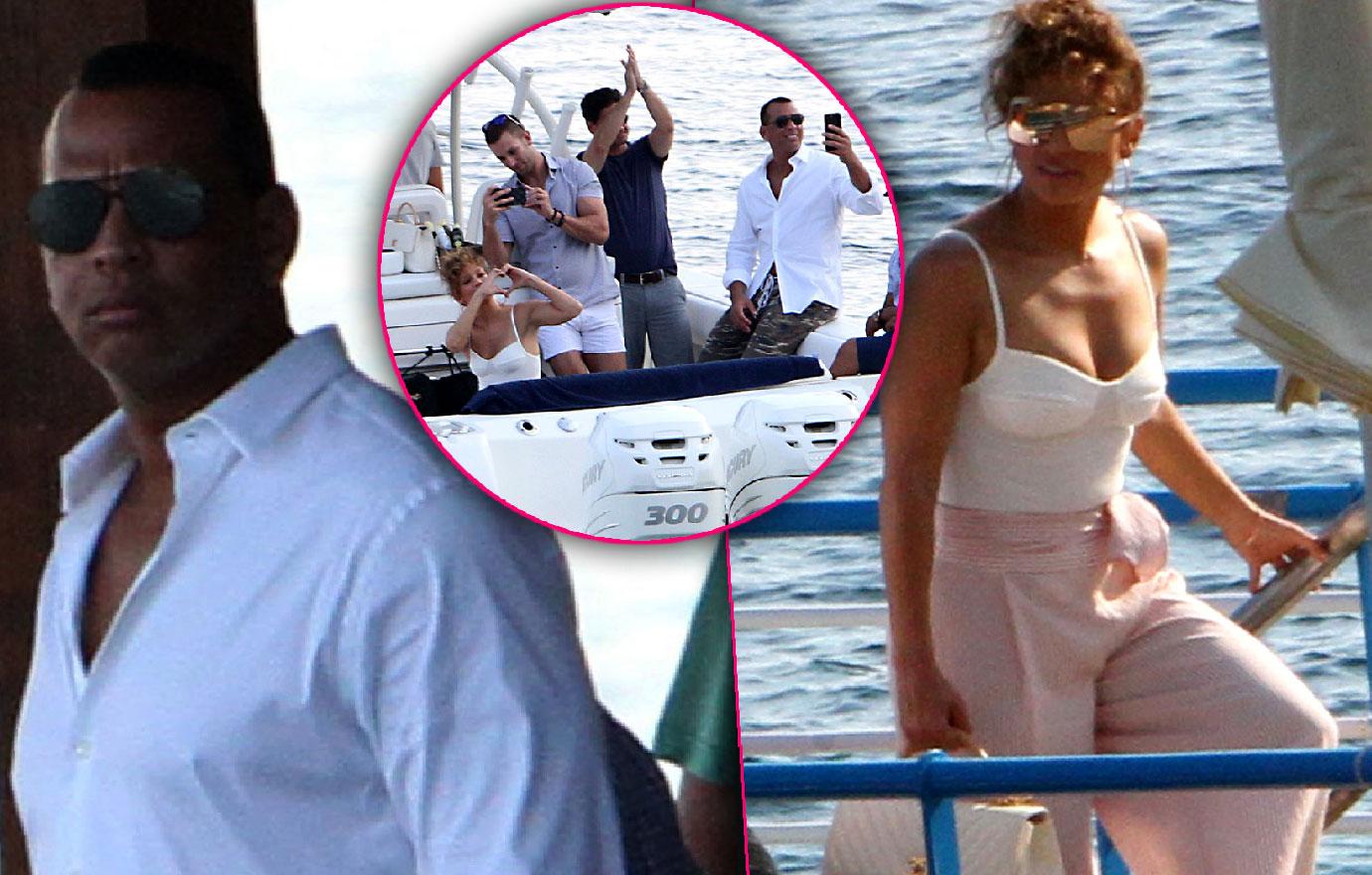 Jennifer Lopez And Alex Rodriguez Take Italian Vacation