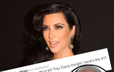 //kim kardashian troy davis twitter wenn