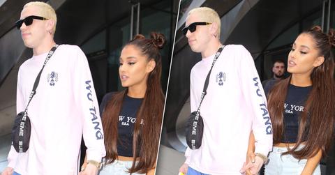Ariana Grande Pete Davidson Blonde PDA