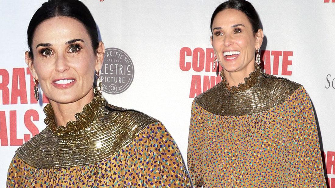 Demi Moore On Red Carpet After Miscarriage News In Interview