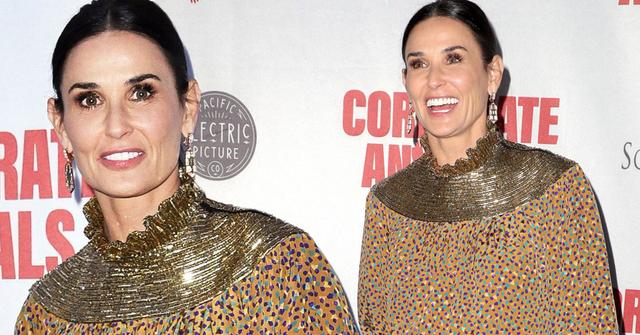 Demi Moore On Red Carpet After Miscarriage News In Interview
