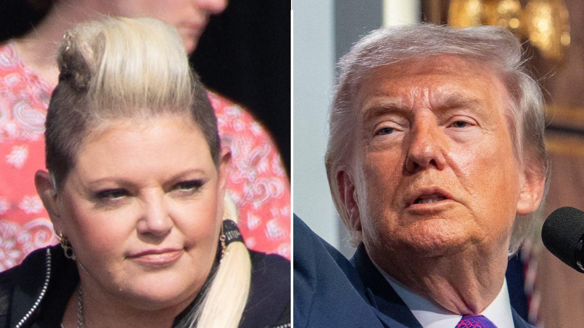 picture of Natalie Maines and Donald Trump