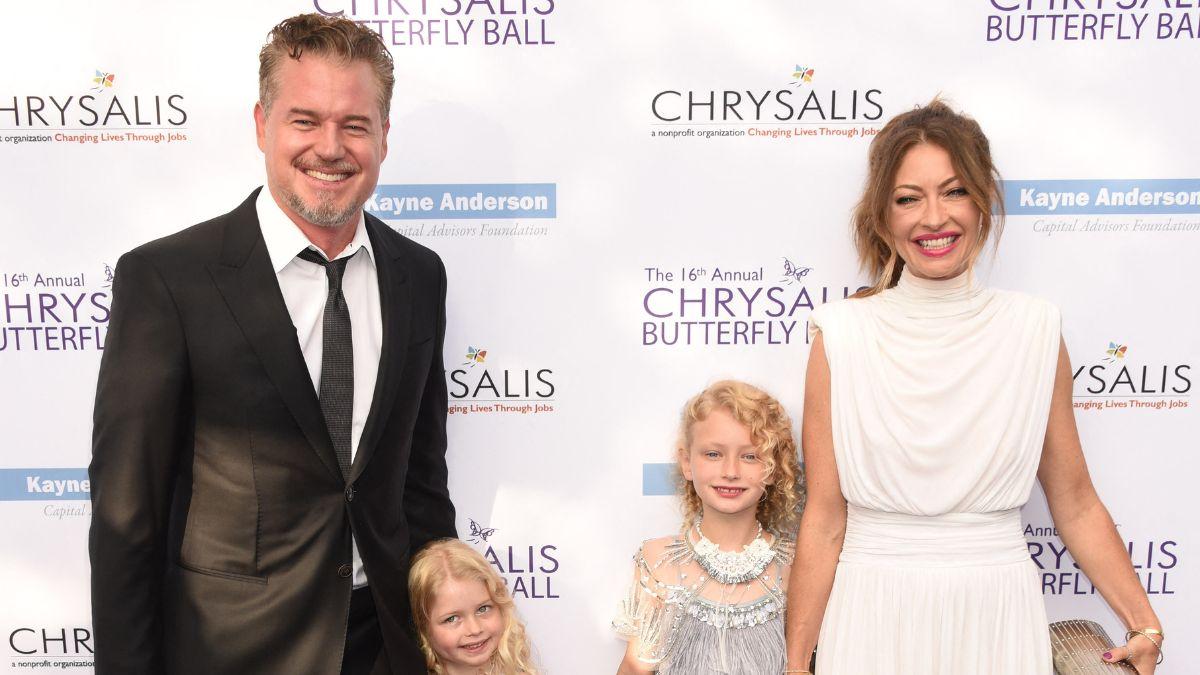 Photo of Eric Dane and his family