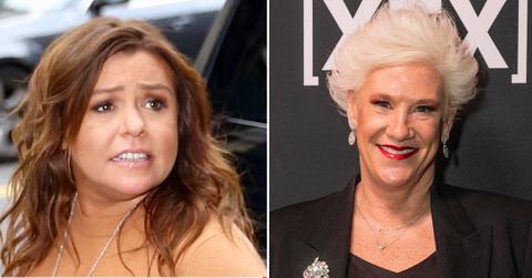 Split photo of Rachael Ray, Anne Burrell