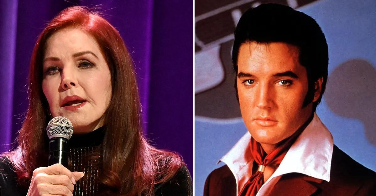 Photo of Priscilla Presley and Elvis Presley
