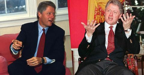 Bill Clinton Spreads Legs Manspreading Habit Presidential Election Photos