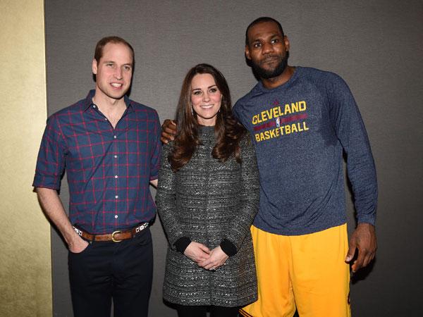 Lebron James Meets Kate Middleton