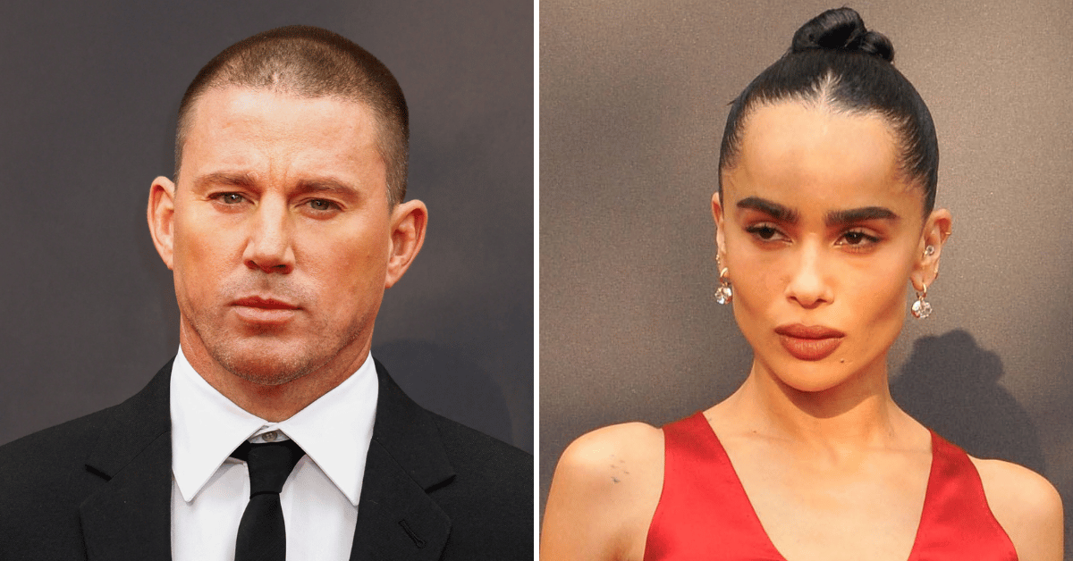 Composite photo of Channing Tatum and Zoë Kravitz