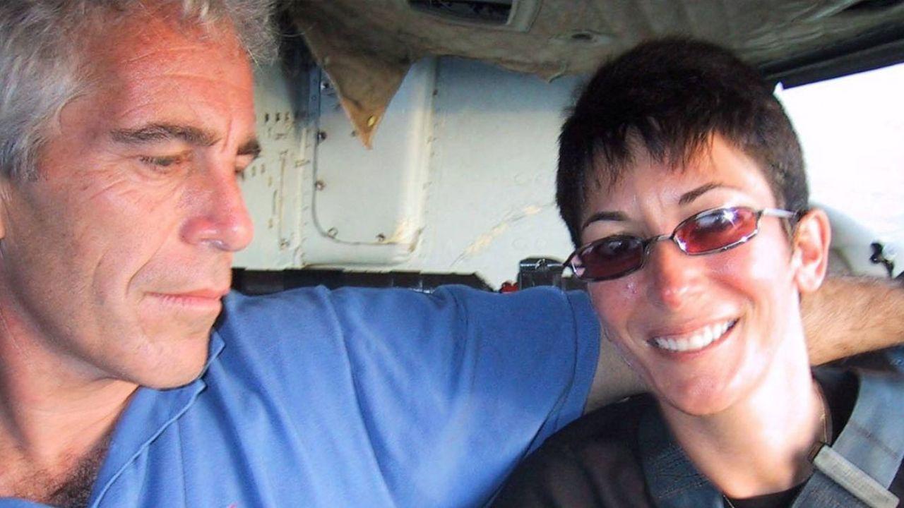 Photo of Jeffrey Epstein and Ghislaine Maxwell