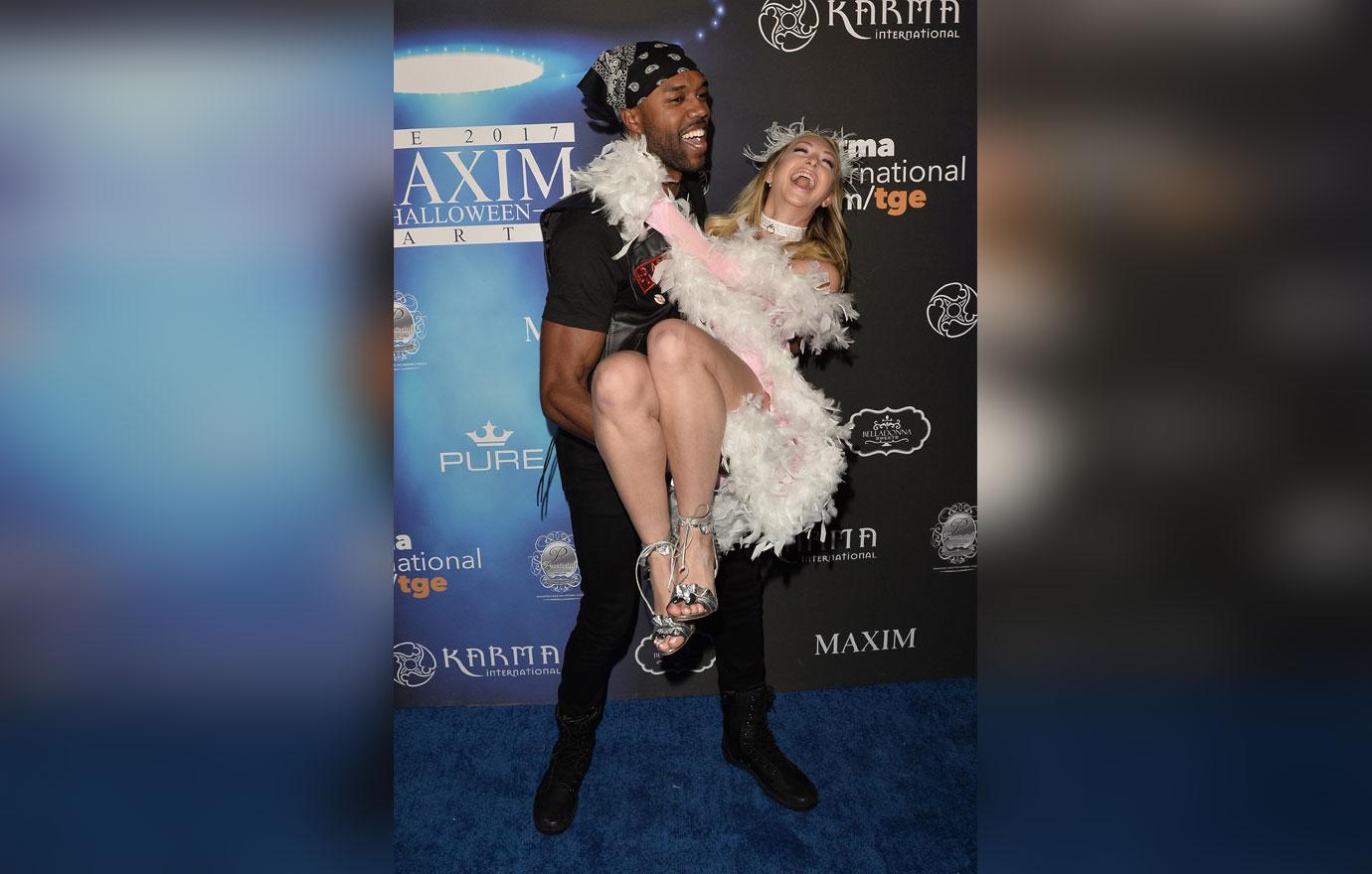 DeMario Jackson Picks Up Corinne Olympios Halloween Party Bikini