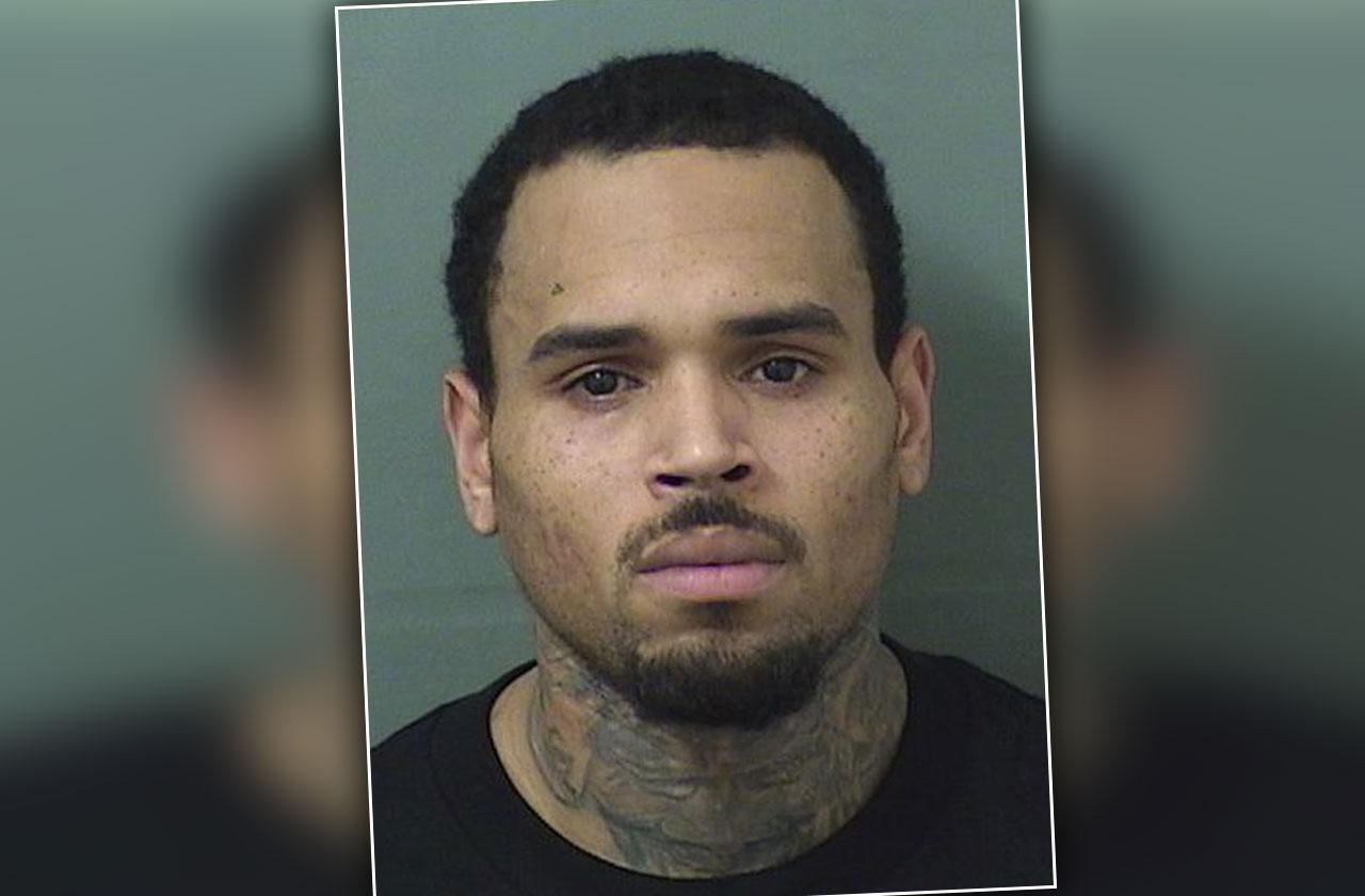 Chris Brown Arrested Felony Battery Charge