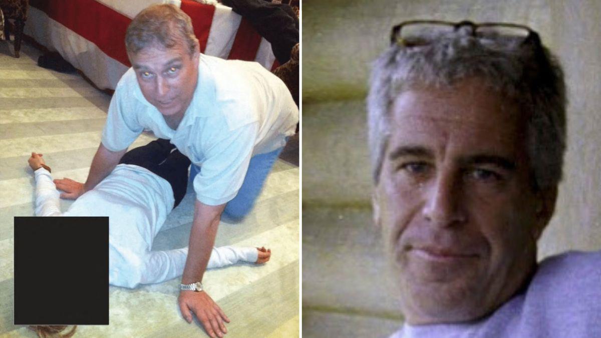 picture of Andrew Mountbatten-Windsor and Jeffrey Epstein