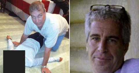 picture of Andrew Mountbatten-Windsor and Jeffrey Epstein