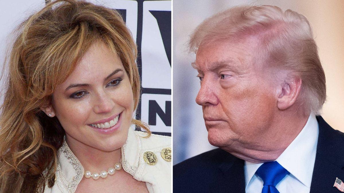 picture of Sandra Taylor and Donald Trump