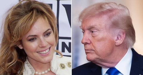 picture of Sandra Taylor and Donald Trump