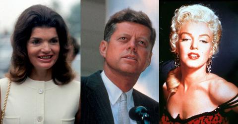 photo of Jackie Kennedy, JFK and Marilyn Monrie