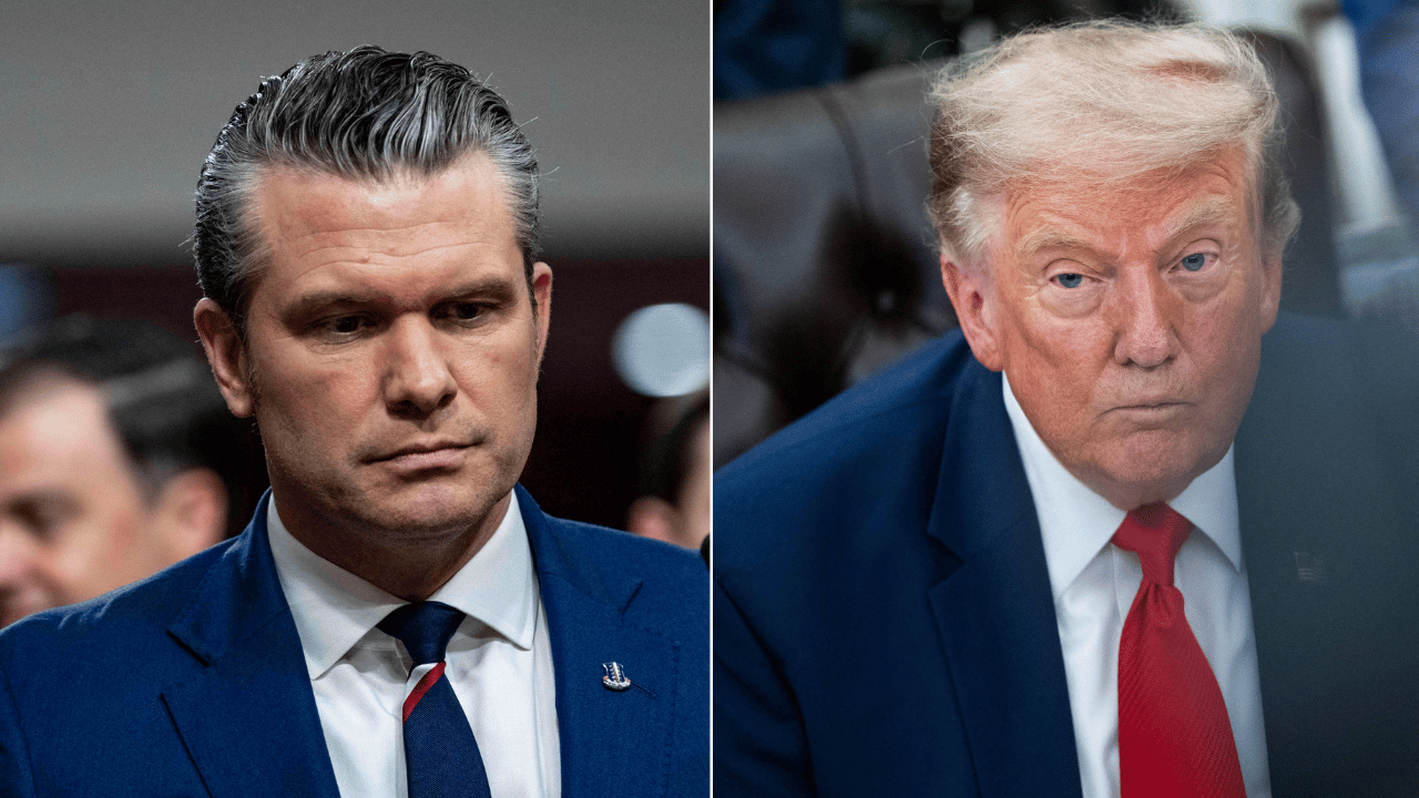 Pete Hegseth has defended the ongoing conflict in Iran.