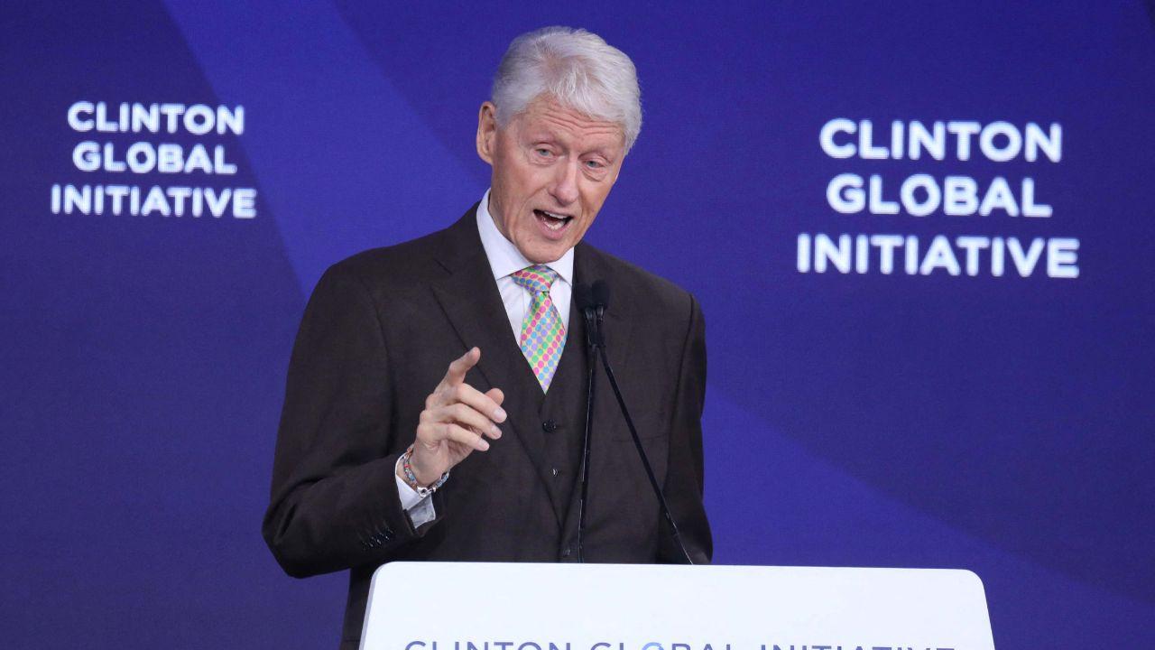 image of Bill Clinton also took aim at Donald Trump's plans for a massive arch in Washington, D.C..