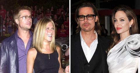 brad pitt jennifer aniston and angelina jolie