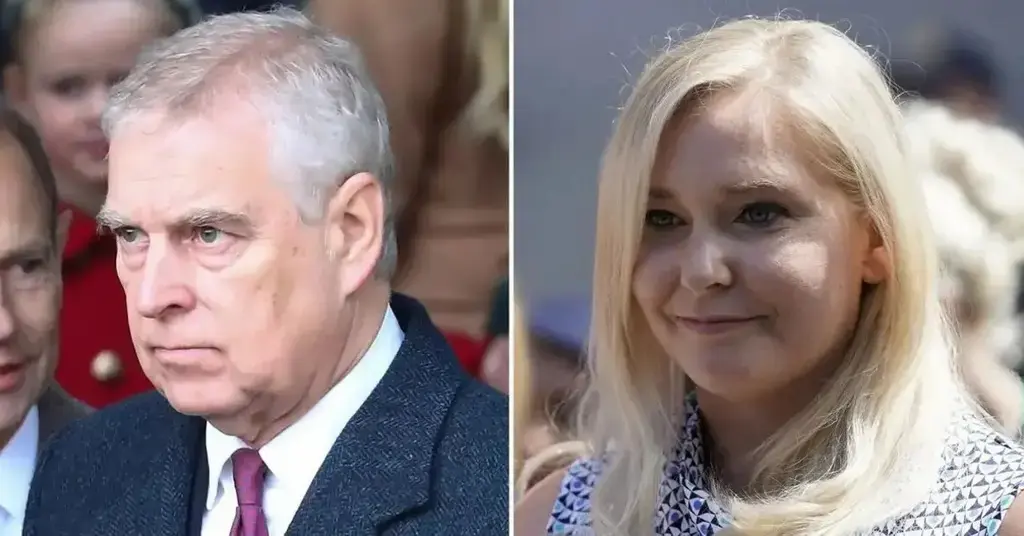 Composite photo of Prince Andrew and Virginia Giuffre