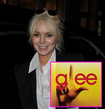 //lindsay lohan glee guest splash_