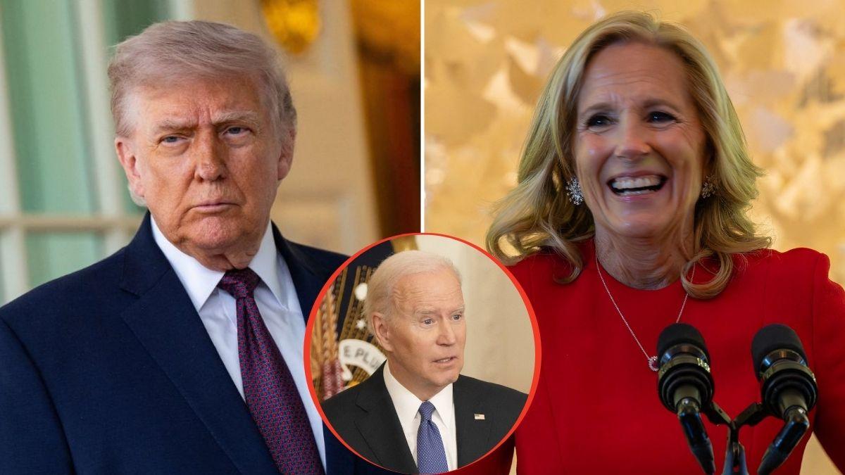 split image of Donald Trump / Jill Biden / Joe Biden