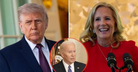 split image of Donald Trump / Jill Biden / Joe Biden