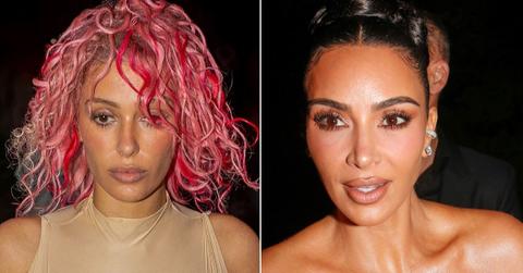 Photo of Bianca Censori and Kim Kardashian