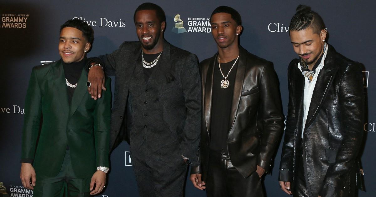 ray j aggressive at sean diddy combs sons before chris brown stopped fight