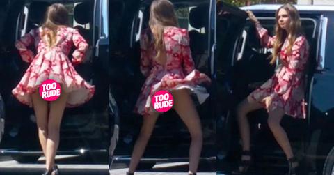 Cara Delevingne Has Wardrobe Malfunction