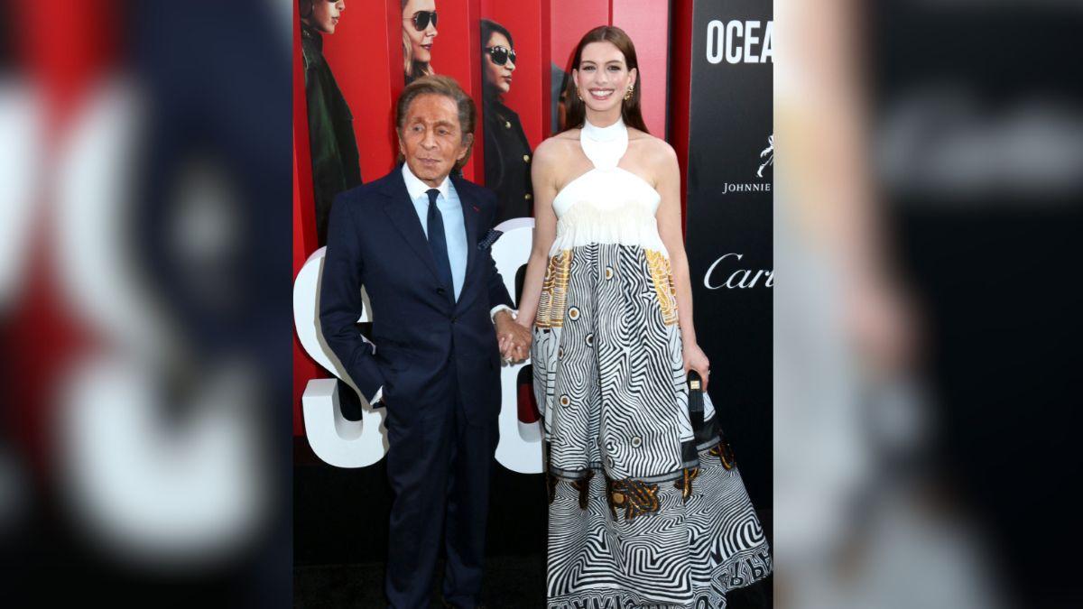 Photo of Anne Hathaway and Valentino