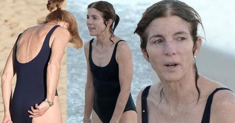 Caroline Kennedy Bikini Swimsuit Photos In St. Barts