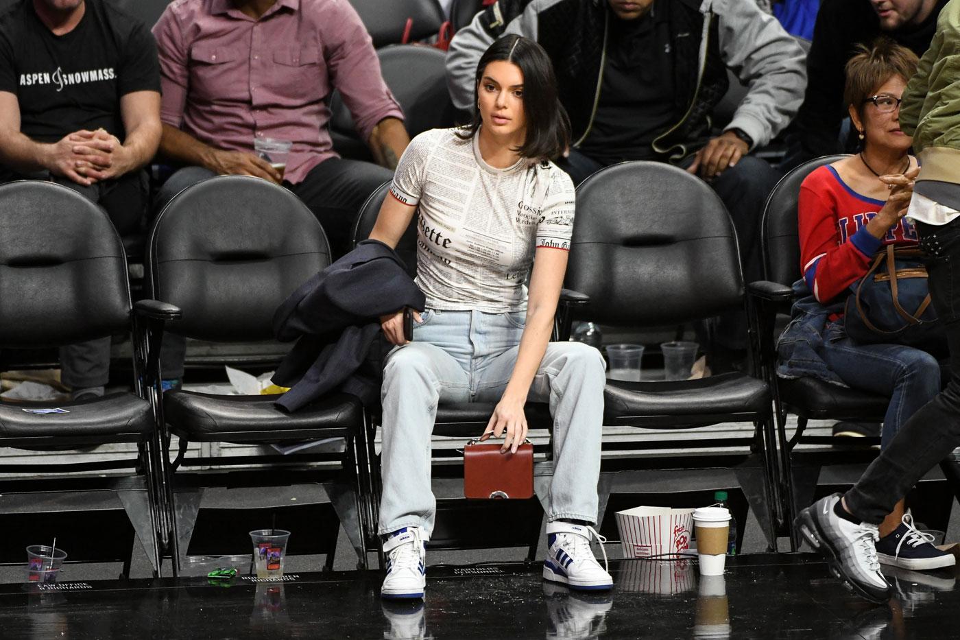 Kendall Jenner Watches Boyfriend Blake Griffin