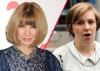 Anna Wintour-vogue-editor-Lena Dunham-vogue-cover