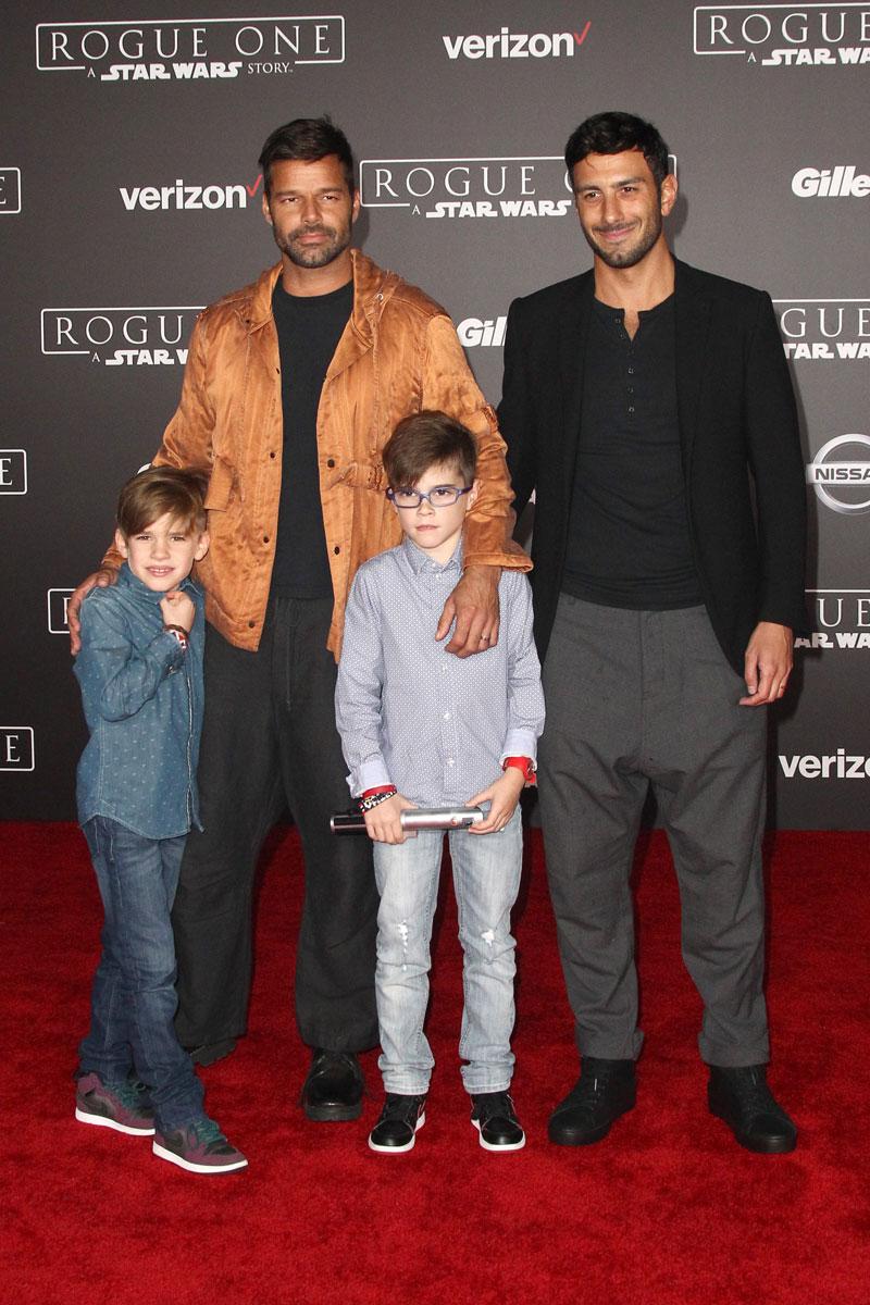 Ricky Martin Married Boyfriend Wedding Rings Kids Red Carpet Pics