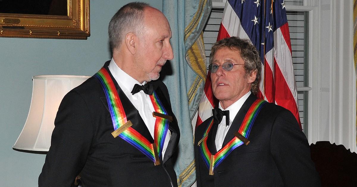 Photo of Pete Townshend & Roger Daltrey.