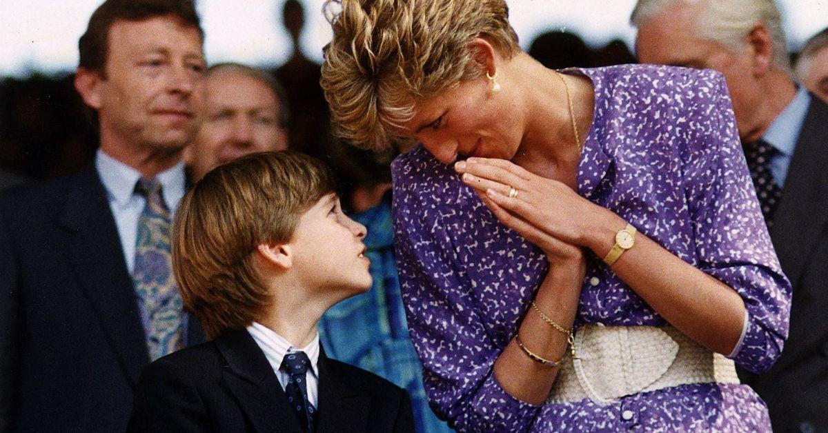 Photo of Prince William and Princess Diana