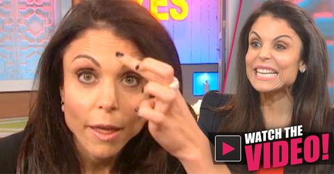 //bethenny frankel wrinkles forehead botox wide
