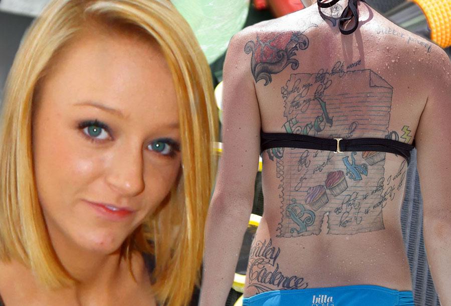 Teen Mom Tattoos 16 Pics of The Teen Mom Casts Tats