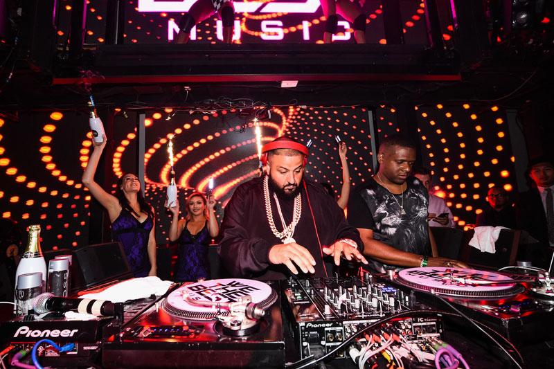 //Khaled in DJ Booth at Marquee