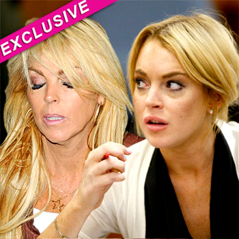 //lindsay dina lohan fight